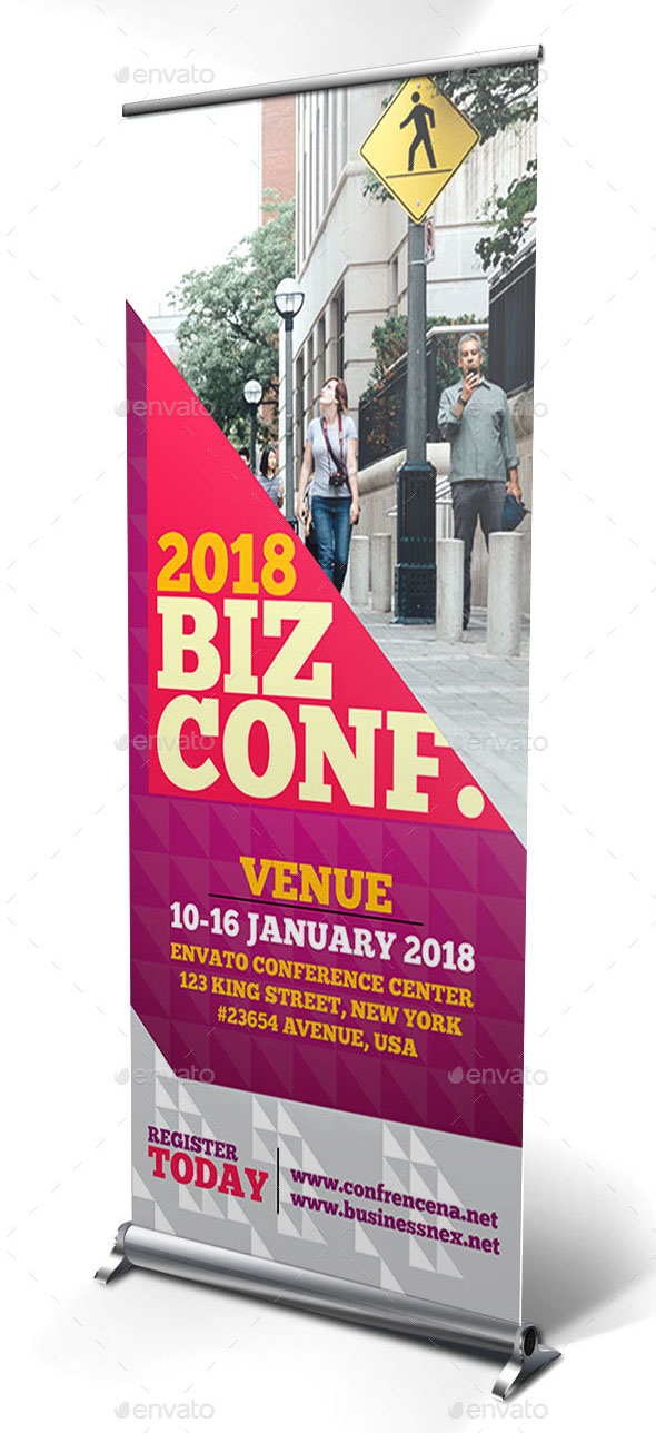 Business Conference Roll-up Banner