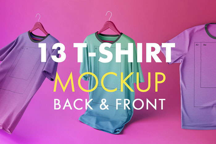Premium / Photorealistic Creative T-Shirt Mockups PSD
