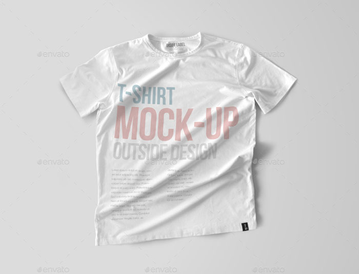 White T-Shirt Mockup PSD