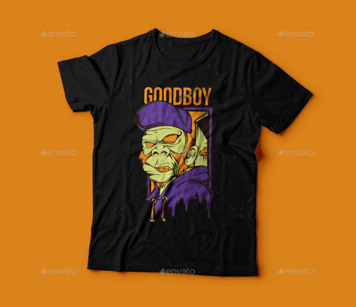 Goodboy T-Shirt Template (AI)
