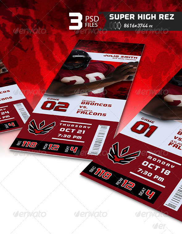 Event Ticket Template & Mockup Combo 2.0