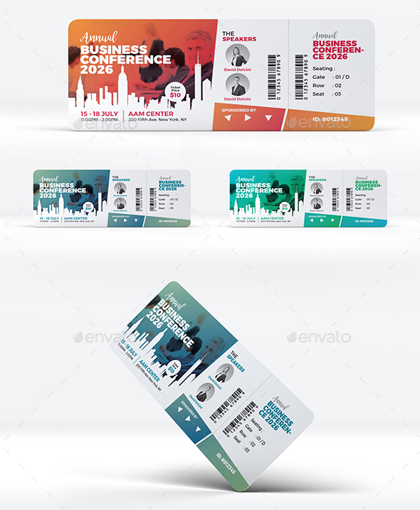 Event / Conference Ticket Template