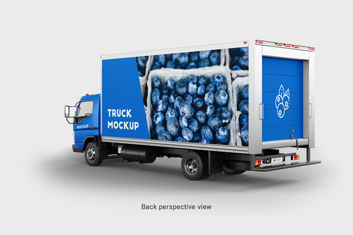 City Truck Mockup