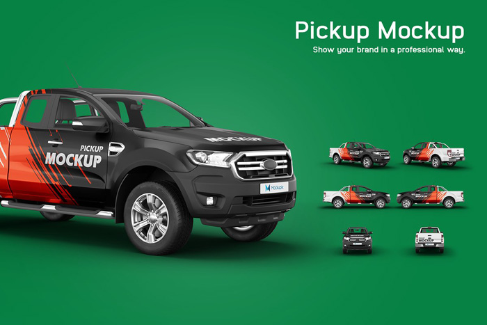 Pickup Branding Mockup