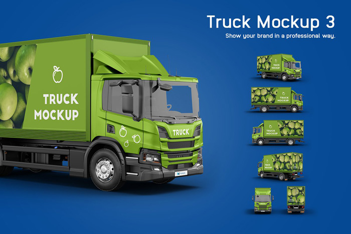 HQ Truck Mockup