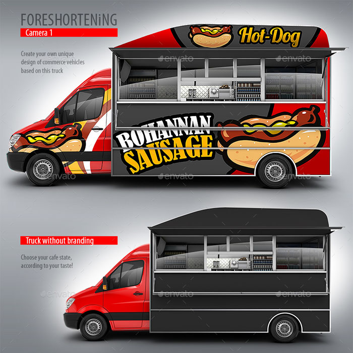 Food Truck Mockup (HotDog)
