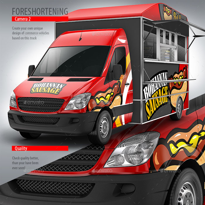 Food Truck Mockup (HotDog)