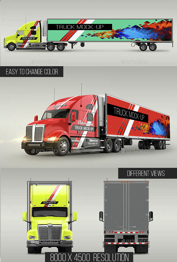 American Truck Mockup (New Design)