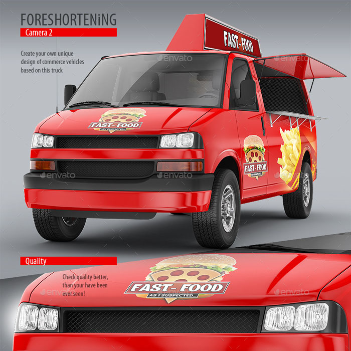 Minibus Eatery Mockup