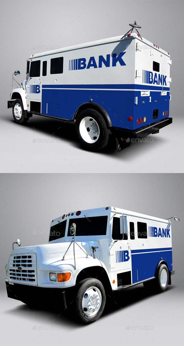 FordF800 Armored Truck Mockup