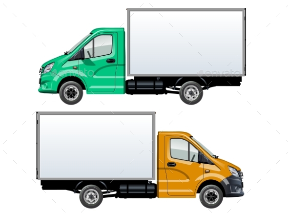 Vector Truck Template