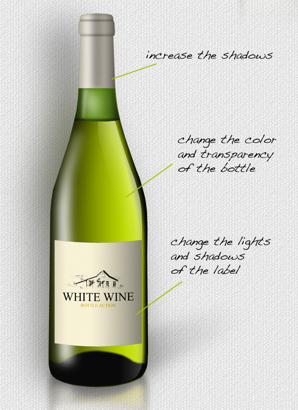 Bottle White Wine
