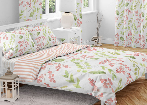 Bedding And Curtains Set