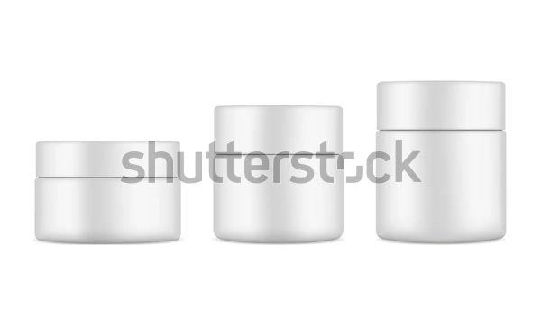 Plastic Cosmetic Jars Mockups