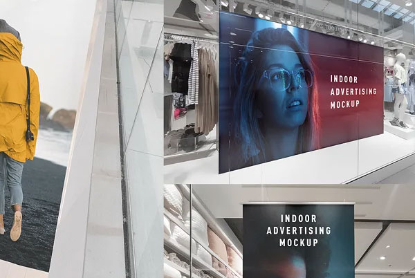 Indoor Advertising Mockups