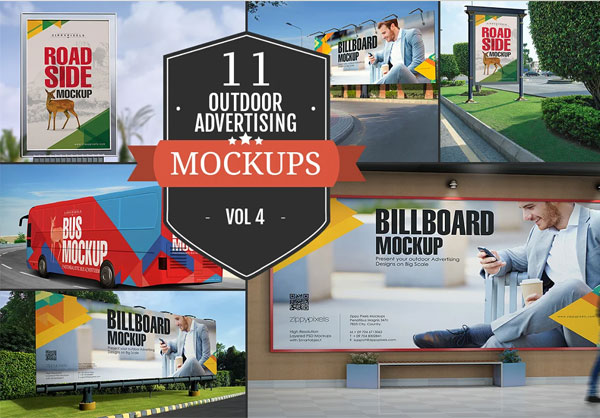 Outdoor Advertising Mockups Template