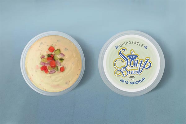 Disposable Soap Bowl Mockups