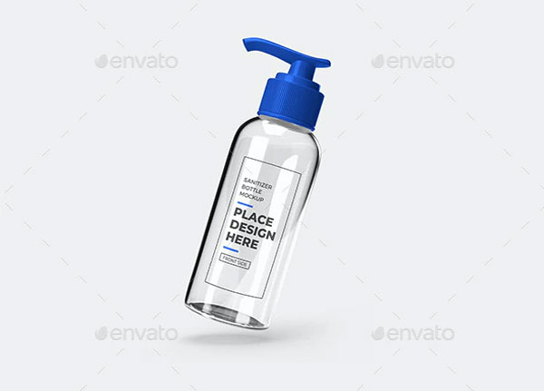 Hand Sanitizer Pump Bottle Mockups
