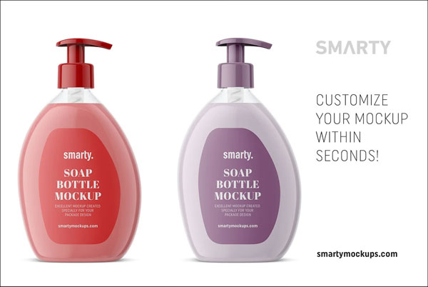 Dish Soap Bottle Mockup Design