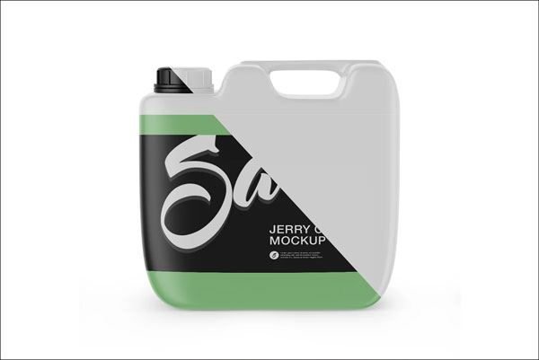 Engine Oil Jerry Can Mockup