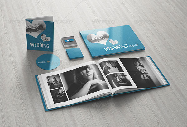 Wedding Set Mockup Templates