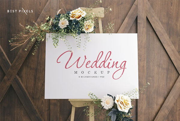 Wedding Board Set Mockup Bundle