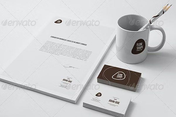 Multi Dimension Branding Identity Mock-up