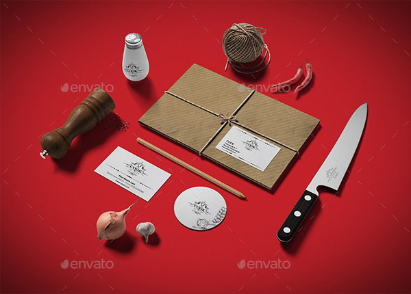 Restaurant Or Food Branding Identity Mock-up