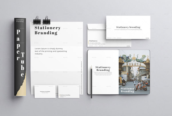 Stationery Branding Mock-Up Template