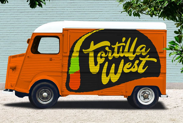 Food Truck Branding Mockup