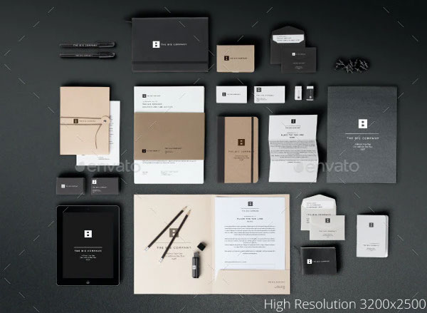 Brand Stationery Mockup Template