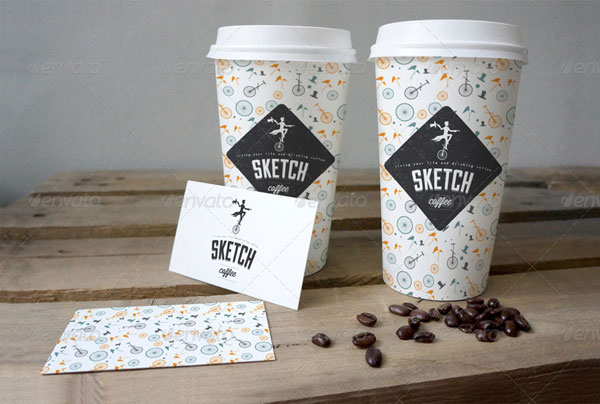 Coffee cup Branding Mockup