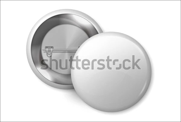 White Round Pin Mockups