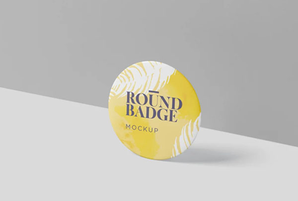 Round Pin Mockup