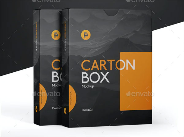 Carton Box Mockups