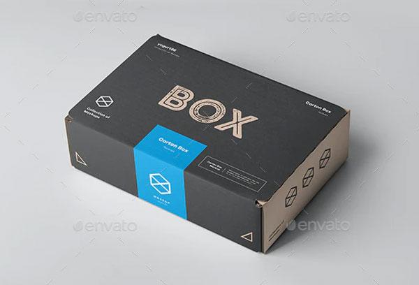 Carton Box Mock-up Design