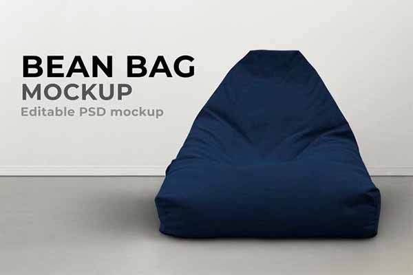 Free Bean Bag Mockup