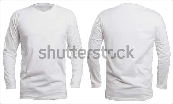 Blank Long t-shirt Mockup