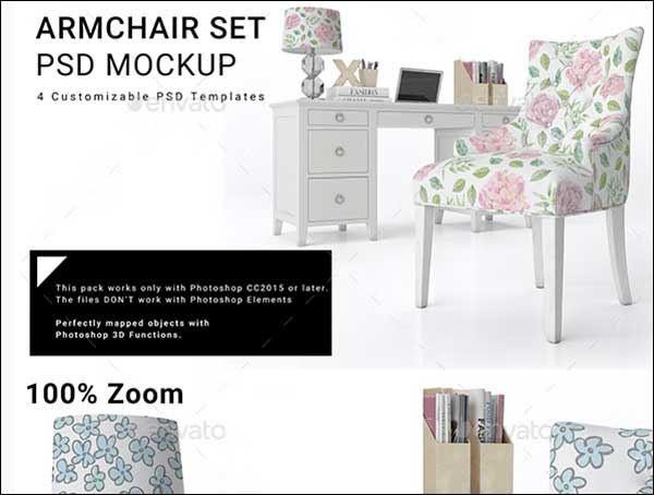 Armchair Mockup Set