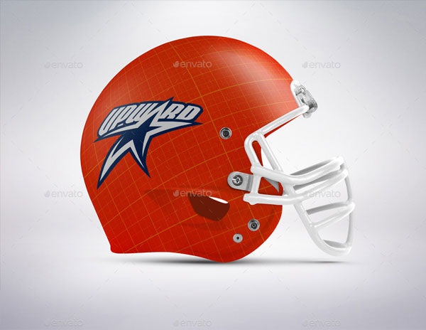 Football Helmet Mockup Template