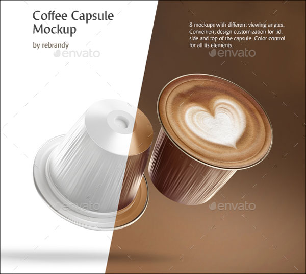 Coffee Capsule Mockup