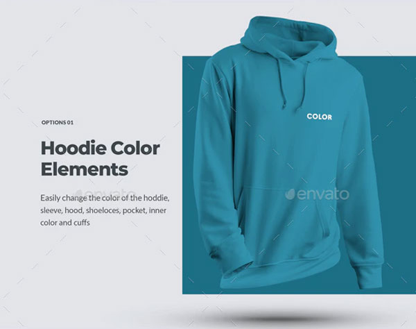 3D Men Mockups Hooddie