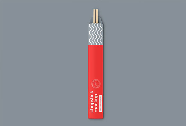 Editable Chopsticks Mockup