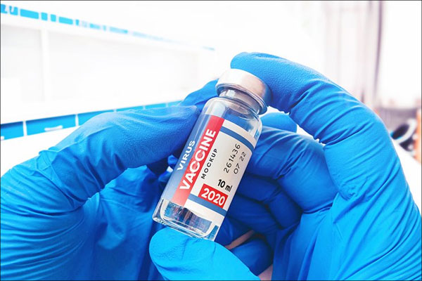 Injection Vaccine Vial Bottle Mockup