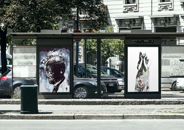 Simple Bus Stop Mockups