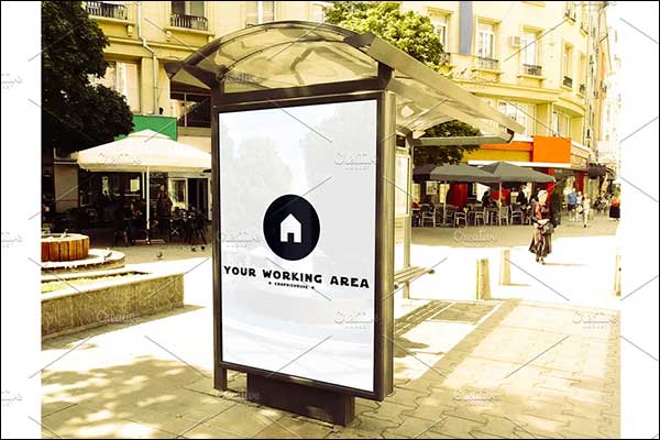 Bus Stop Mockup Design