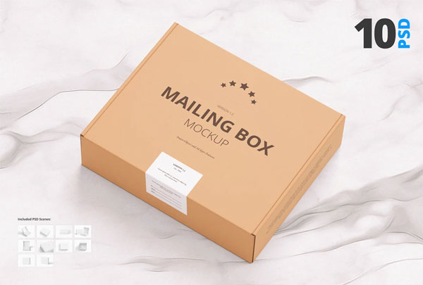 Shipping | Mailing Box Mock-up