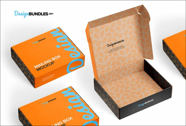 Two Mailing Box Mockups