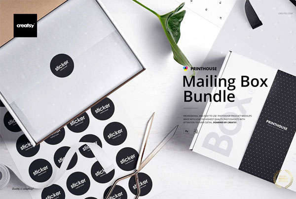 Mailing Box Mockup Bundle