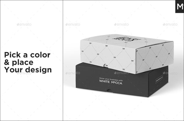 Sample Mailing Box Mock-up